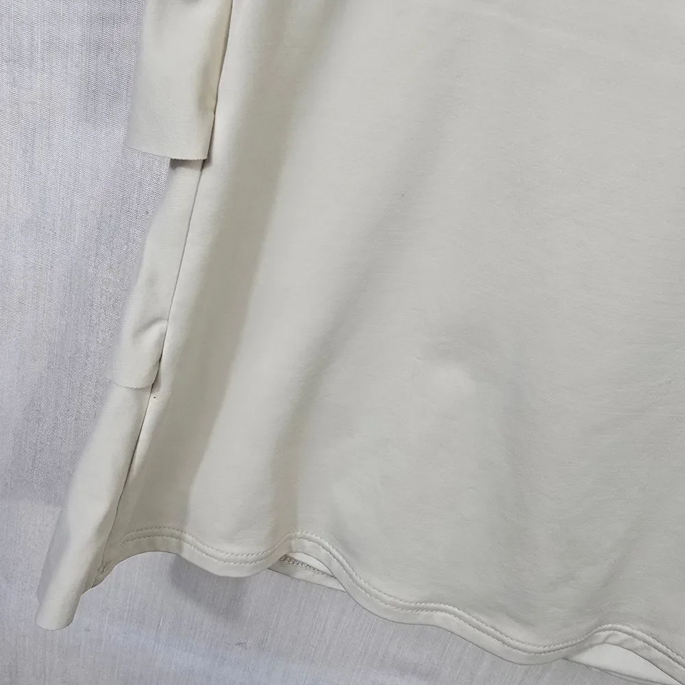 Michael Kors Cream Tiered Strapless Top